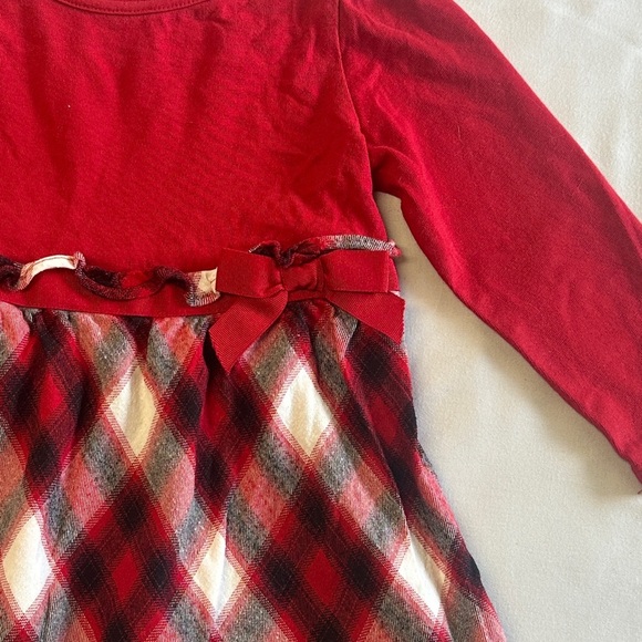 Gymboree Red and Black Plaid Kids Dress - Picture 3 of 5